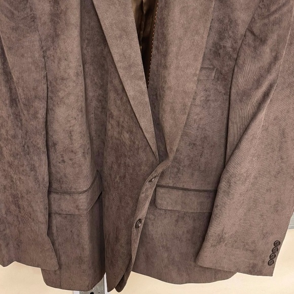 Jones New York suede Classic brown Tan Blazer XL - Picture 4 of 5
